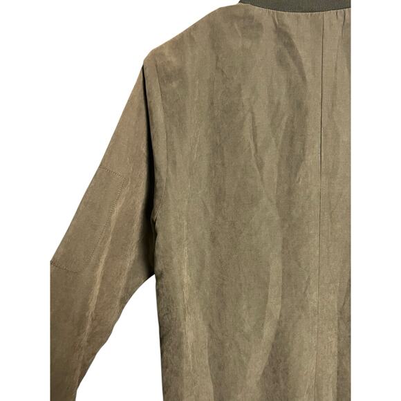 Be Cool men's medium green jacket windbreaker Casual M Basic Normcore - Picture 7 of 7